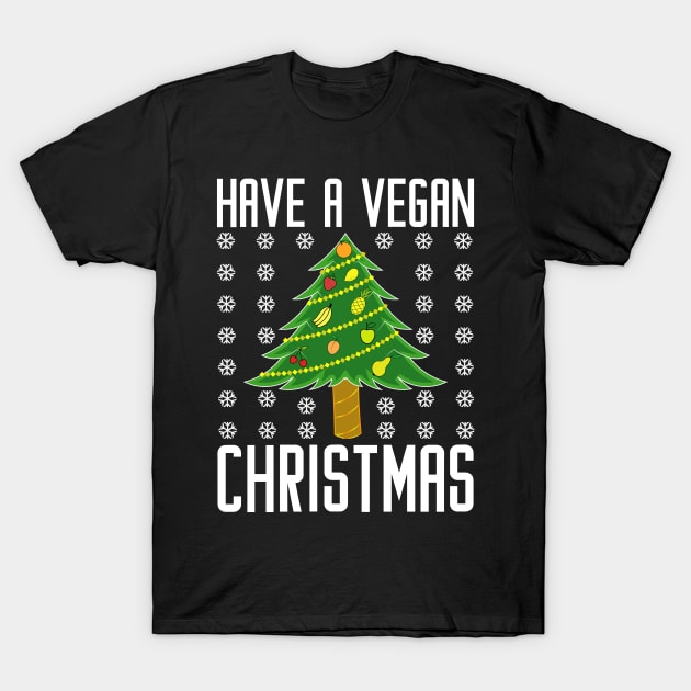 have a vegan christmas T-Shirt by teenices